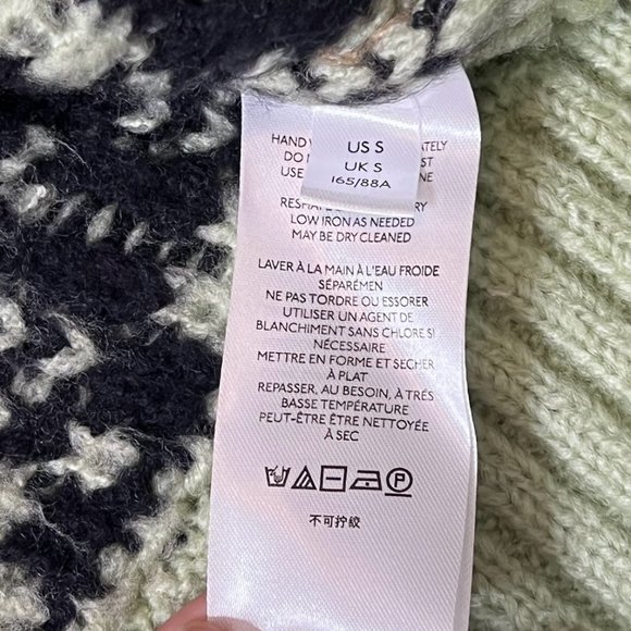 Anthropologie Fair Isle Turtleneck Tunic Sweater Size S NWT - Picture 6 of 11